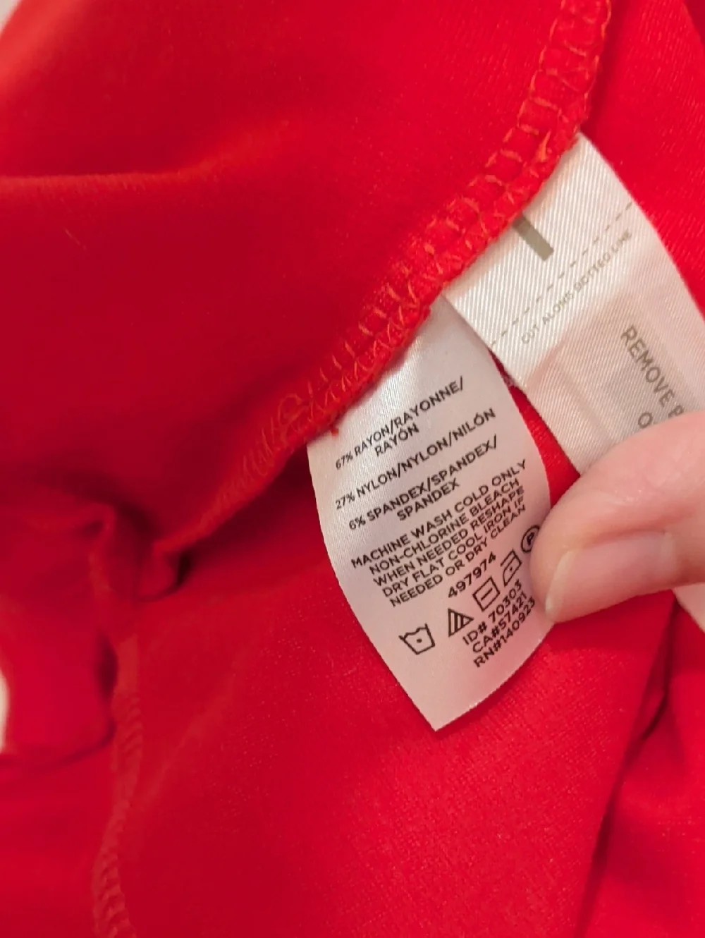 Retail $80 LOFT Red ponte flounce flair Ruffle Dress - Picture 3 of 5